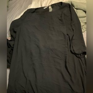 Maurice’s black dress.